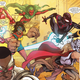 Art from Ms. Marvel #1 by Takeshi Miyazawa